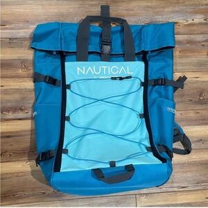 Nautical IROCKER Standup Paddle Board BACKPACK Storage Travel Carry All Bag Blue